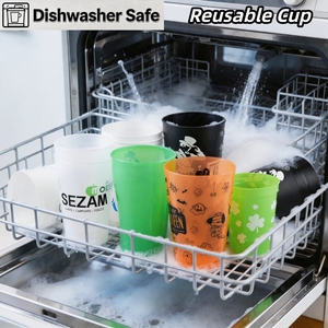 Gobelet à crème glacée réutilisable en plastique, compatible lave-vaisselle, alternative au bol <span class=keywords><strong>de</strong></span> service pour desserts - Product Image 4