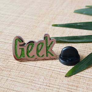Neue Design Poliert und Glitter einzigartige alphabet glow in the dark revers pins - Product Image 6