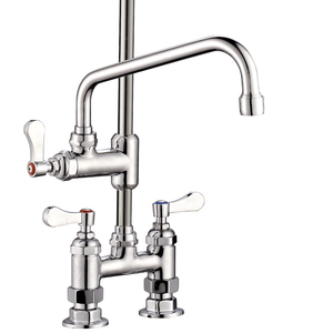 Grifo de preenjuague comercial montado en cubierta resistente con cuerpo de latón de 4 pulgadas para <span class=keywords><strong>restaurante</strong></span> de hotel 9924W-2 - Product Image 1