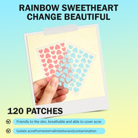 Patch anti-acné portable de haute qualité à l'acide salicylique, patch personnalisé pour les éruptions cutanées, diverses couleurs, tous âges, marque privée