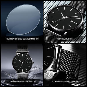Relojes de Cuarzo con Correa de Acero y Logotipo Personalizado OEM, Movimiento Original, Reloj de Pulsera para Hombre, Regalo - Product Image 4