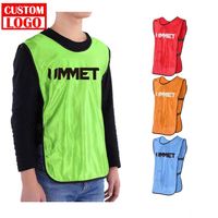 Promotion : Nouveaux gilets d'entraînement pour équipe, gilets de sport en maille, dossards vierges pour le football, gilets d'entraînement de football