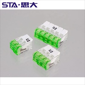 2 3 4 5 pin nhanh mini tự khóa Push-in dây nối LED chiếu sáng khối thiết bị đầu cuối kết nối với đòn bẩy Nut 221-412/413/415 - Product Image 4