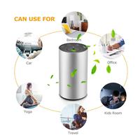 Marque privée en alliage d'aluminium Portable Rechargeable huile essentielle voiture désodorisant brouillard vaporisateur sans eau aromathérapie