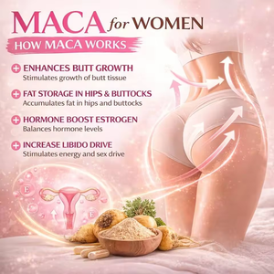 Gummies de Maca Noire Personnalisées OEM/ODM avec Vitamine C et Acide Hyaluronique pour Femmes Adultes - Complément Herbal Énergisant et Hydratant pour la Peau - Product Image 3