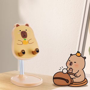 Support de téléphone portable 3D flexible en PVC et caoutchouc de haute qualité, support de téléphone portable mignon compatible avec iPad, pour une utilisation sur le bureau et à la maison - Product Image 2