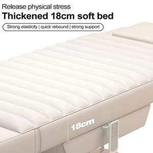 Giường massage điện di động cỡ King, có đế gỗ bọc da, 3 mô tơ, chức năng điều chỉnh nhiệt, chuyên nghiệp Thái Lan. - Product Image 3