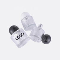 Flacon de parfum en verre transparent, flacon pulvérisateur de parfum rond vide, 30 ml, 50 ml, 100 ml, OEM ODM, logo personnalisé