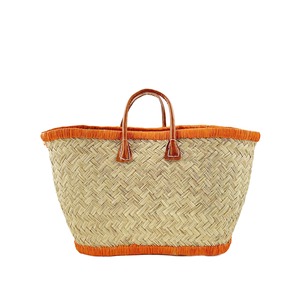 Panier de pique-nique multifonctionnel de grande taille, tissé à la main, écologique, de haute qualité, tendance et coloré - Product Image 1