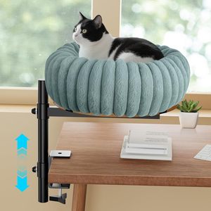 Home Office Stevige 50lbs Metalen <span class=keywords><strong>Frame</strong></span> 360 ° Roterende Kat <span class=keywords><strong>Bed</strong></span> Voor Bureau Hangmat Voor Tafel - Product Image 1