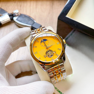 Classic Hollow <b>Skeleton</b> Tourbillon <b>Watch</b> Luxury Business Casual <b>Automatic</b> Mechanical Wristwatch - Product Image 3