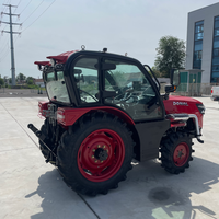 Tracteur de Verger 4x4 80 CV avec Cabine Basse Climatisée 1800 mm et Levier de Vitesses Latéral pour Exploitations Fruitières DONOL