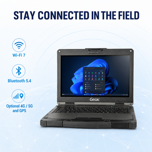โน้ตบุ๊ก Getac B360 รุ่นใหม่ แข็งแรงทนทาน หน้าจอสัมผัส 13.3 นิ้ว คอมพิวเตอร์อุตสาหกรรม 11 Pro สำหรับงานภาคสนามกลางแจ้ง B360 Core - Product Image 4