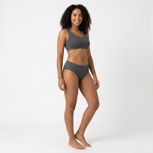 Ropa Interior de Algodón Orgánico para Mujer, OEM, Premium, Suave, Transpirable, Ecológica, Bragas Tejidas al por Mayor para Moda - Product Image 1