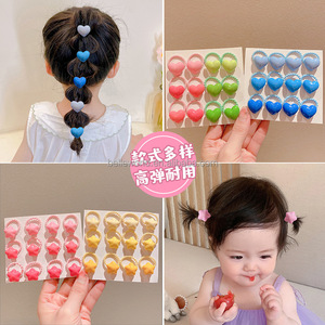 BELLEWORLD Factory 12pcs Kids Girly Accesorios Para El Cabello Por Mayor Rubber <strong>Ties</strong> Colored <strong>Children</strong> Elastic Cute Hair Bands - Product Image 6