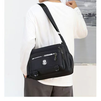 Nouveaux produits tendance 2026 : Sac de voyage durable grande capacité avec poche pour bouteille et sac de poitrine, personnalisable avec logo