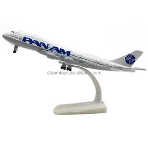 20cm USA American Pan Am B747 Model Plane 1/300 Alloy Diecast Pan-Am 747 Airplane Display Models for Airliner Gift
