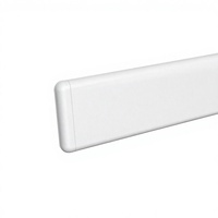Bande de protection murale anti-collision pour couloir d'hôpital et de maison de retraite, 15 cm, PVC, alliage d'aluminium, série HS-615