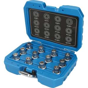 Jeu de clés de verrouillage de roue Brilliant Tools pour VW 12 pcs - Product Image 1