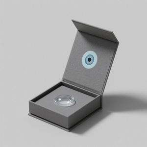 Caja <span class=keywords><strong>de</strong></span> papel especial reciclable personalizada para <span class=keywords><strong>lentes</strong></span> <span class=keywords><strong>de</strong></span> <span class=keywords><strong>contacto</strong></span> Cierre magnético con inserto <span class=keywords><strong>de</strong></span> esponja - Product Image 5