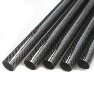 Çin pultrusion yüksek kalite özelleştirilmiş karbon fiber tüp