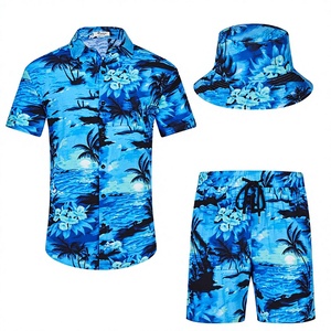 Chemise à manches longues pour homme, tendance européenne et américaine, décontractée, à imprimé floral, respirante, 100% polyester, vente chaude - Product Image 3