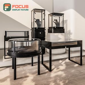 Vitrine de présentation de montres et bijoux de luxe sur mesure, multifonctionnelle, en verre et métal, pour la vente au détail - Product Image 4