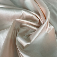 Tissu en soie Doupioni teint en fil rose clair pour costumes de mariage, robes, vêtements de nuit, coussins, rideaux, style uni