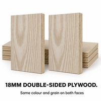 Contreplaqué mélaminé double face de même couleur, panneau multicouche de 18 mm pour porte d'armoire sur mesure