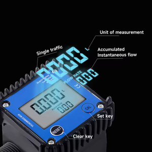 LCD độ nét cao hiển thị chống ăn mòn lưu lượng kế methanol hóa chất lỏng điện tử tuabin kỹ thuật số đo lưu lượng - Product Image 6