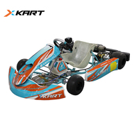 X-KART 80 km/h 4T-Professional, Go Kart de Carreras de 2 Tiempos para Adultos, Impulsado por Gasolina, para Karting al Aire Libre