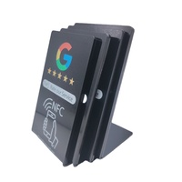 Support d'affichage NFC Google Review en acrylique 13,56 MHz 100*90*50cm avec impression personnalisée NTAG 215 504 octets, autocollant de carte NFC en PVC