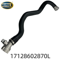 Pièces de véhicule HEMILA 17128602870 Tuyau de refroidissement en aluminium Ligne de retour du liquide de refroidissement Tuyau d'entrée du radiateur pour BMW G30