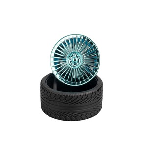 Desktop Tire Fan 6.9 In DC Motor Touch <b>Control</b> <b>USB</b> Powered Compact Design For Dorm Office - Product Image 2