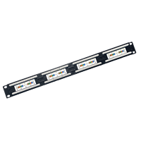 Rak Server Distribusi Ethernet Gcabling Network 48 Port RJ45 UTP CAT 6 Cat6 Cat5e dengan Panel Patch