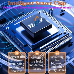 Mạnh mẽ lốp Inflator xe máy bơm không khí phổ xách tay 12V ABS Mini hiển thị kỹ thuật số máy nén khí lốp inflators công cụ không dây - Product Image 5