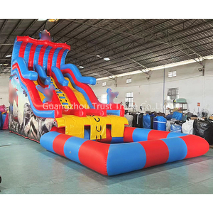 Tobogán seco Castillo de salto 13f Juegos inflables Tobogán hinchable para niños - Product Image 4