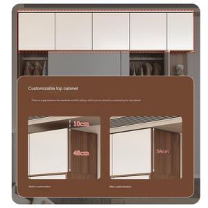 ที่จัดเก็บของแบบพกพาสำหรับเฟอร์นิเจอร์ในบ้านสำหรับห้องนอนตู้เสื้อผ้าแบบทันสมัยสามารถขยายได้ทำจากไม้เนื้อแข็งปรับแต่งได้ - Product Image 4