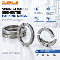 Anneau d'étanchéité en PTFE pour tige de compresseur, pour cylindre industriel à mouvement alternatif, dimensions personnalisées sur mesure selon dessin, fourniture directe usine OEM
