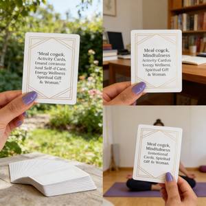 Cartes d'affirmation personnalisées pour l'éveil spirituel, la <span class=keywords><strong>pensée</strong></span> <span class=keywords><strong>positive</strong></span>, la manifestation et la confiance, avec support en bois - Product Image 2