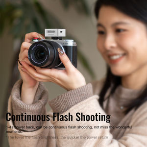 Nouveau Mini Flash d'appareil photo professionnel puissance à 5 niveaux pour Sony Flash universel chaussure chaude en alliage d'aluminium Speedlite - Product Image 4