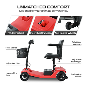 <span class=keywords><strong>Scooter</strong></span> pliable EU Sweetrich S2, moteur 250W, <span class=keywords><strong>scooter</strong></span> à quatre roues, véhicule de mobilité pour personnes âgées, batterie 12Ah, <span class=keywords><strong>scooter</strong></span> de mobilité - Product Image 2