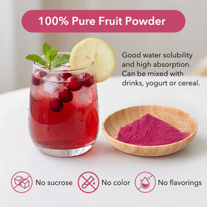 AMulyn Polvere di Frutti di Bosco Liofilizzati Biologici Naturali Superfood Istantanei (Fragola, Mirtillo Rosso, Bacche di Acai) <span class=keywords><strong>per</strong></span> Bevande - Product Image 3