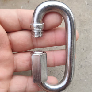 O-ring Baja Tahan Karat 304 316 301 Custom Solid Welded yang Diterima - Pengait Pengaman Premium untuk Jaring Ikan - Pengait Panjat Tebing - Product Image 2