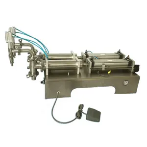 Liquid Drink Beverage Filling Machine Liquid for Small Bottle Single Head / Double Head Liquid Filling Machine