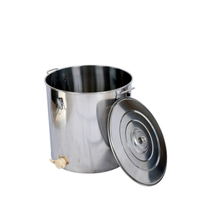 Réservoir de stockage de miel en acier inoxydable 50L avec porte de miel Think Honey Barrel pour équipement d'apiculture - Product Image 3