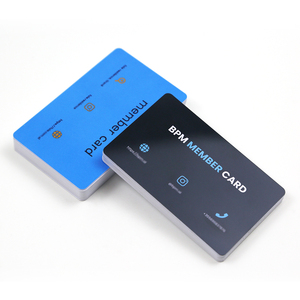 Tarjeta de Membresía de Plástico, Magnética, PVC, Impresión Digital, Laminación, Diseño Azul y Negro - Product Image 2