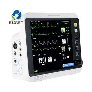 EUR PET הנמכר ביותר נייד וטרינרי וטרינרי צג לחץ דם ולב עם LCD בגודל 12.1 אינץ'