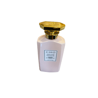 Bouteille rose de luxe de 500 ml avec tête de pompe dorée, emballage cosmétique en plastique plat, bouteille à pompe pour shampoing et lotion