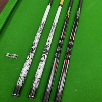 Nouvelle Queue de Billard en Fibre de Carbone - Queue de Billard Chinoise Haute Technologie avec Joint en Acier Inoxydable, Durable, Monobloc